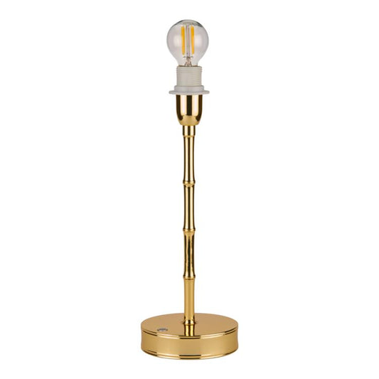 Bamboo Lamp Base Gold - 12"