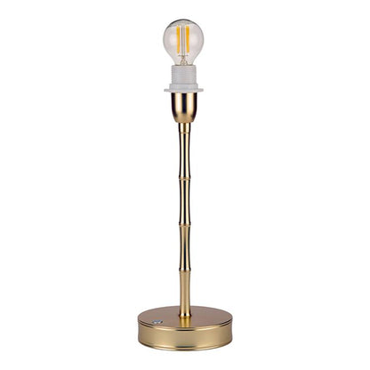 Bamboo Lamp Base Matt Gold - 12"