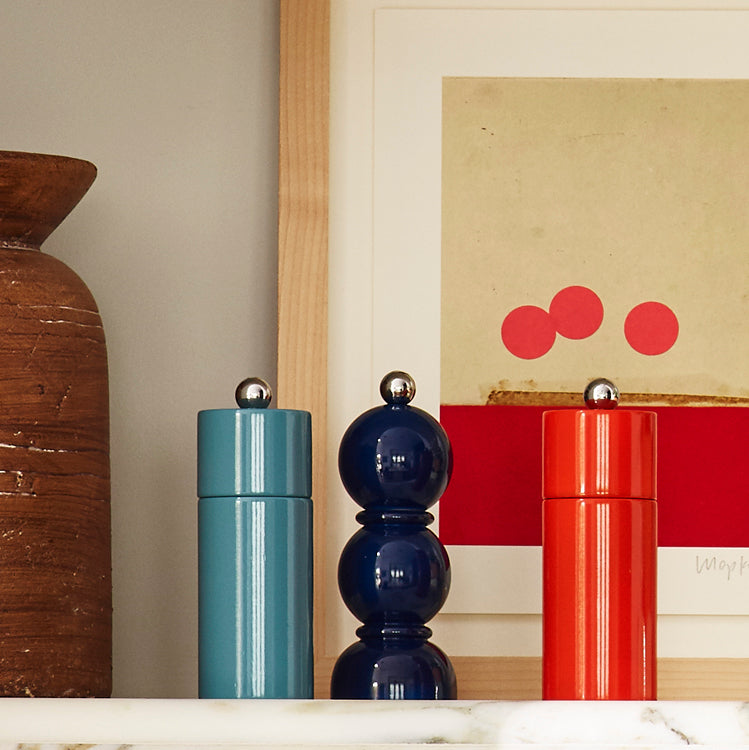 Navy Mini Column Salt or Pepper Mill - Thumbnail 2