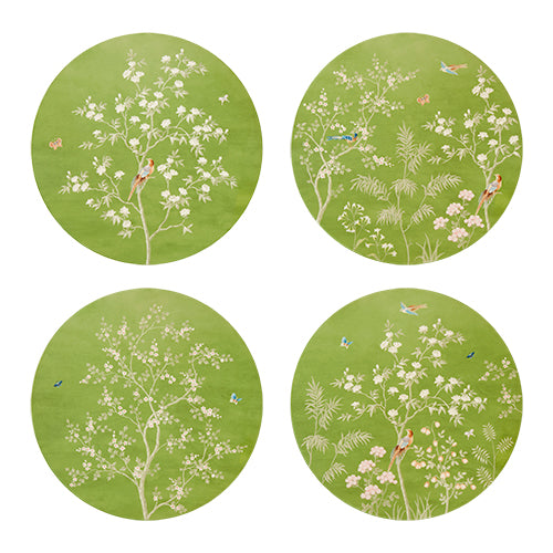 Green Chinoiserie Placemats - Thumbnail 2
