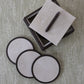 Ecru Coasters - Set of 4