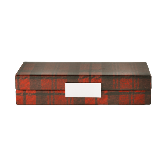 Ross Tartan Box with Silver