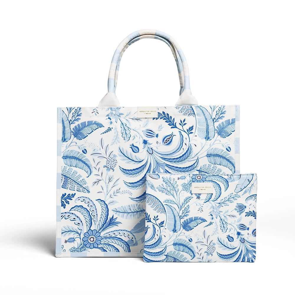 Palm Beach Blue Tote Bag