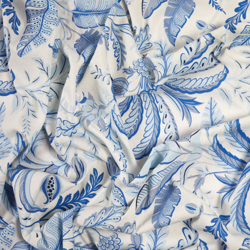 Palm Beach Blue Linen Tablecloth