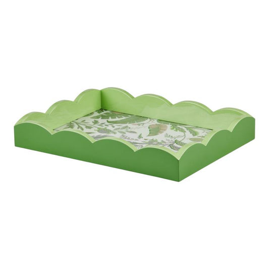 Palm Beach Green Lacquered Scallop Small Tray