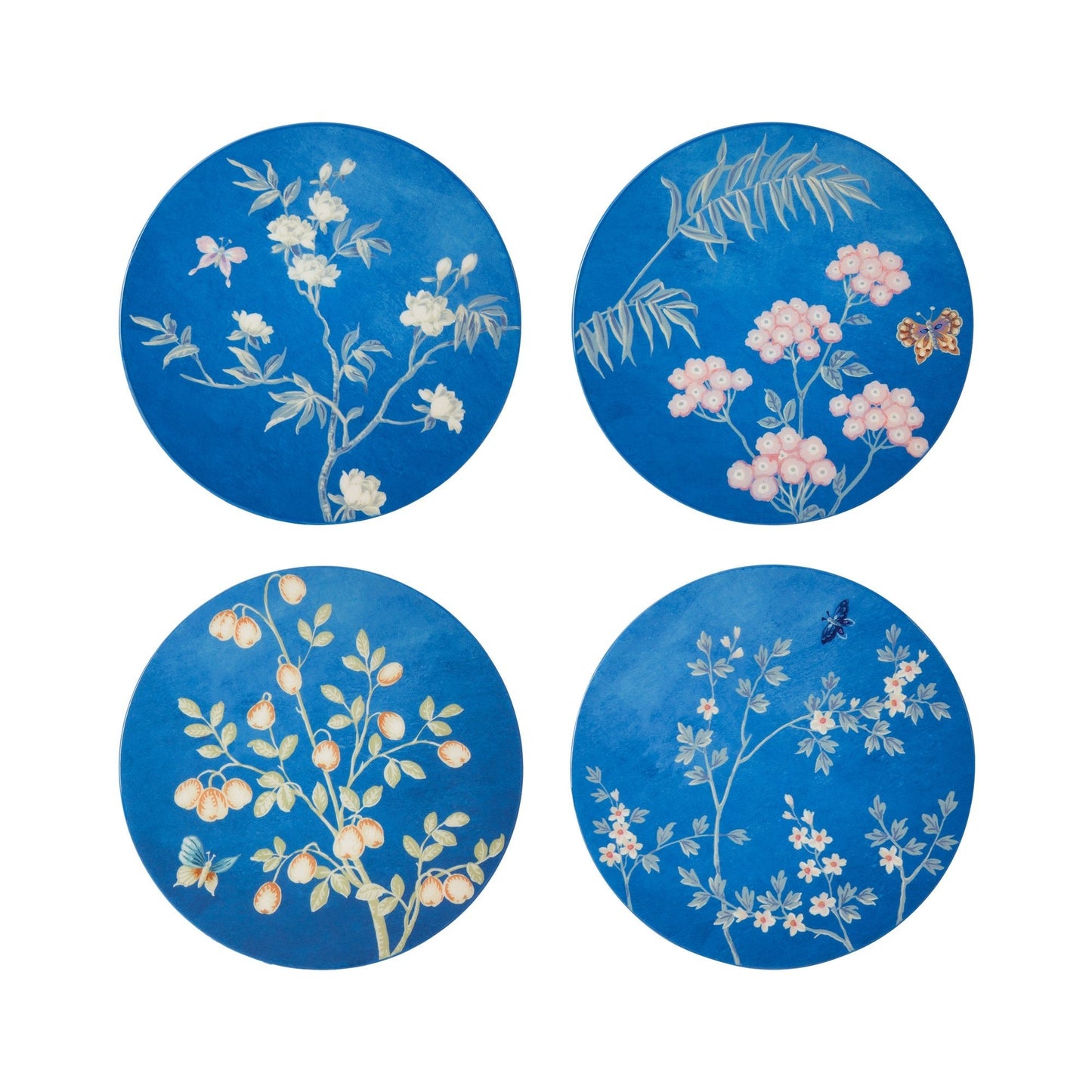 Blue Chinoiserie Coasters - Set of 4 - Addison Ross Ltd US