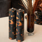 Faux Tortoiseshell Round Column Salt or Pepper Mill