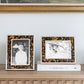 Faux Tortoiseshell & Silver Photo Frame