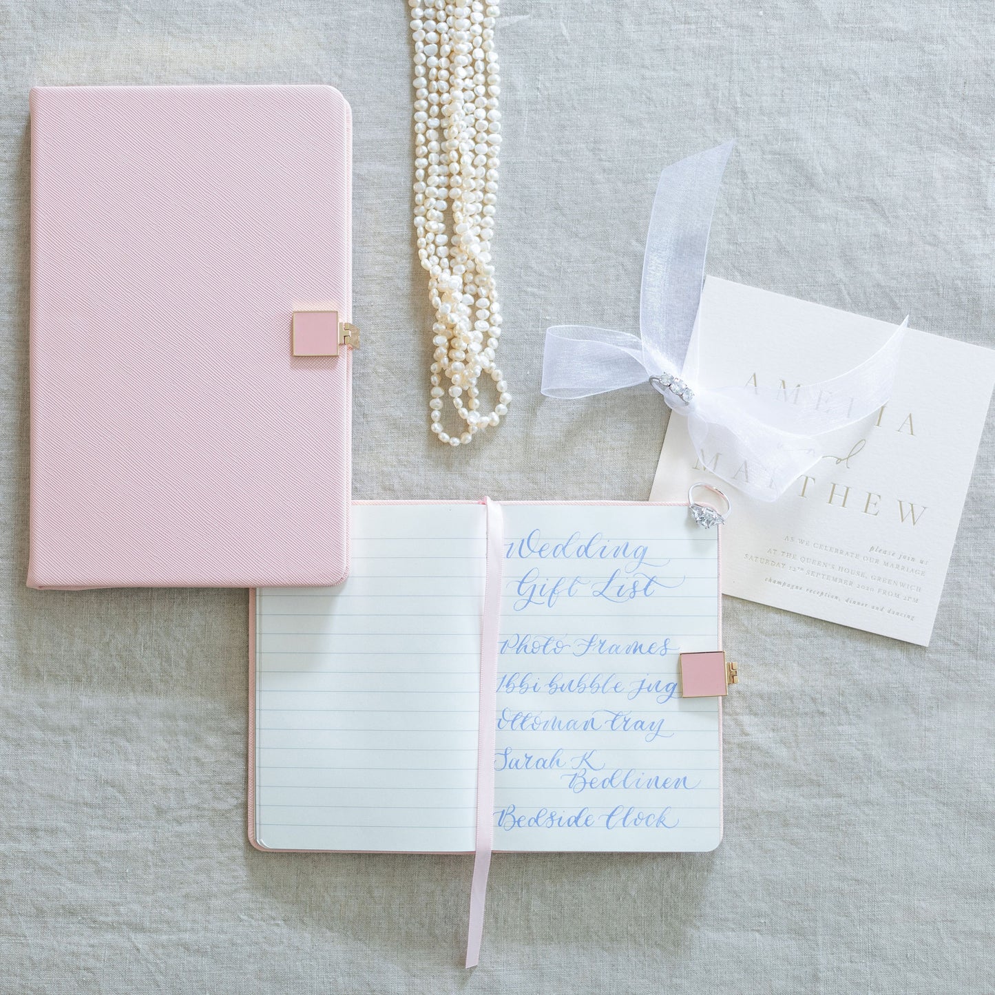 Pink & Gold A5 Notebook