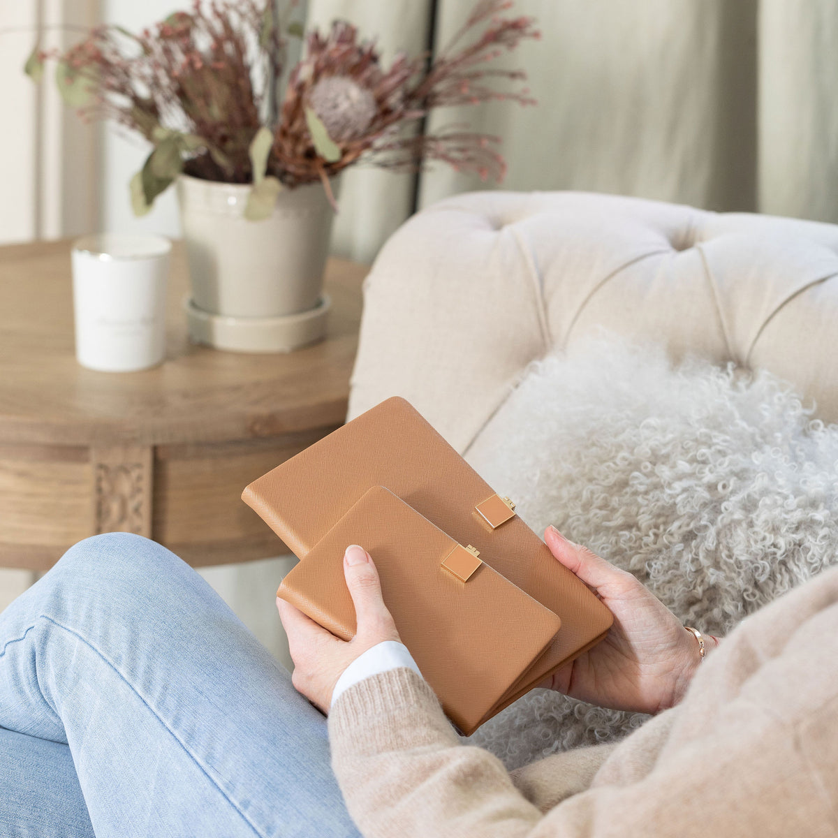 Ross Note Book Tan & Gold A4 Notebook – Addison Ross Ltd USA