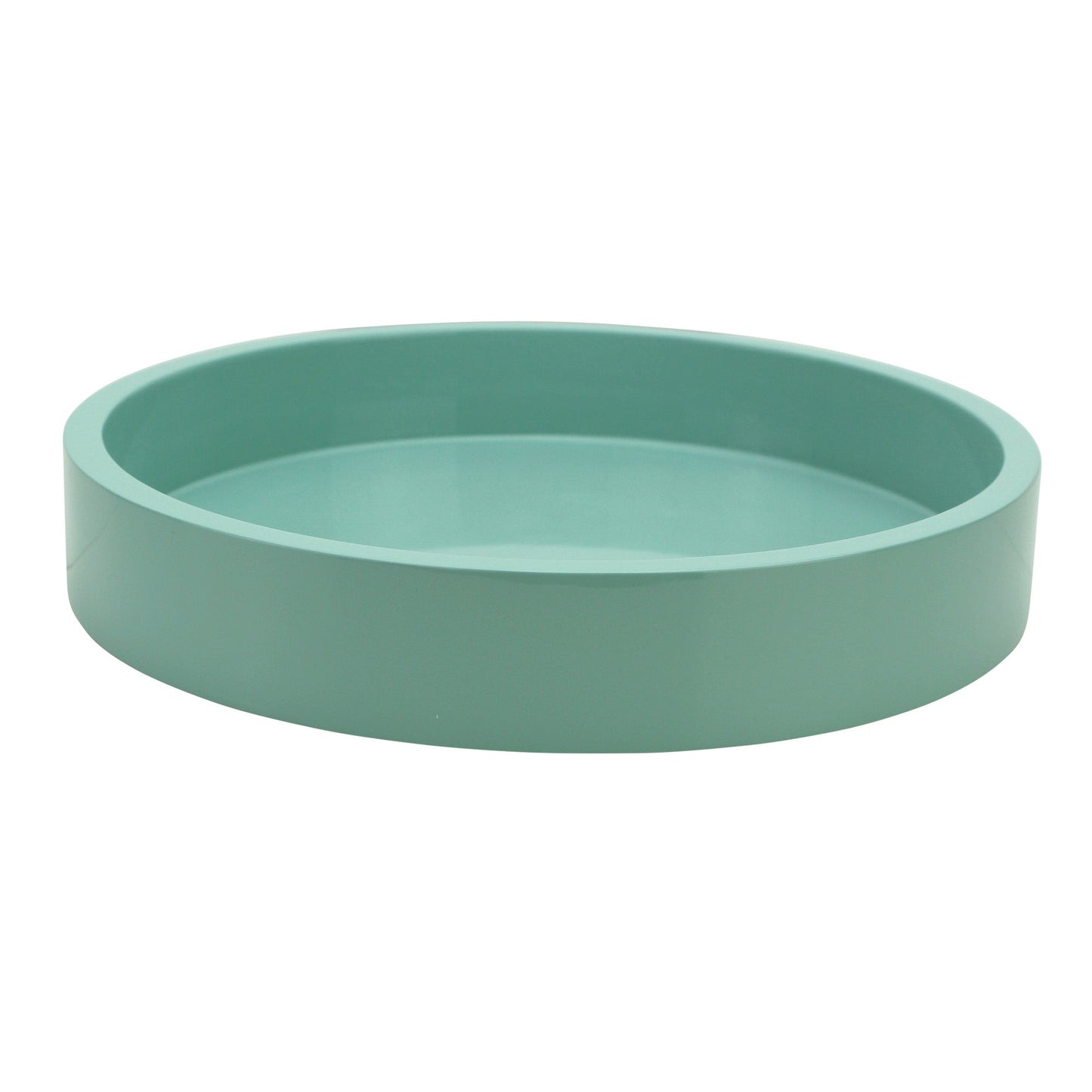 Eau de Nil Small Straight Sided Round Tray