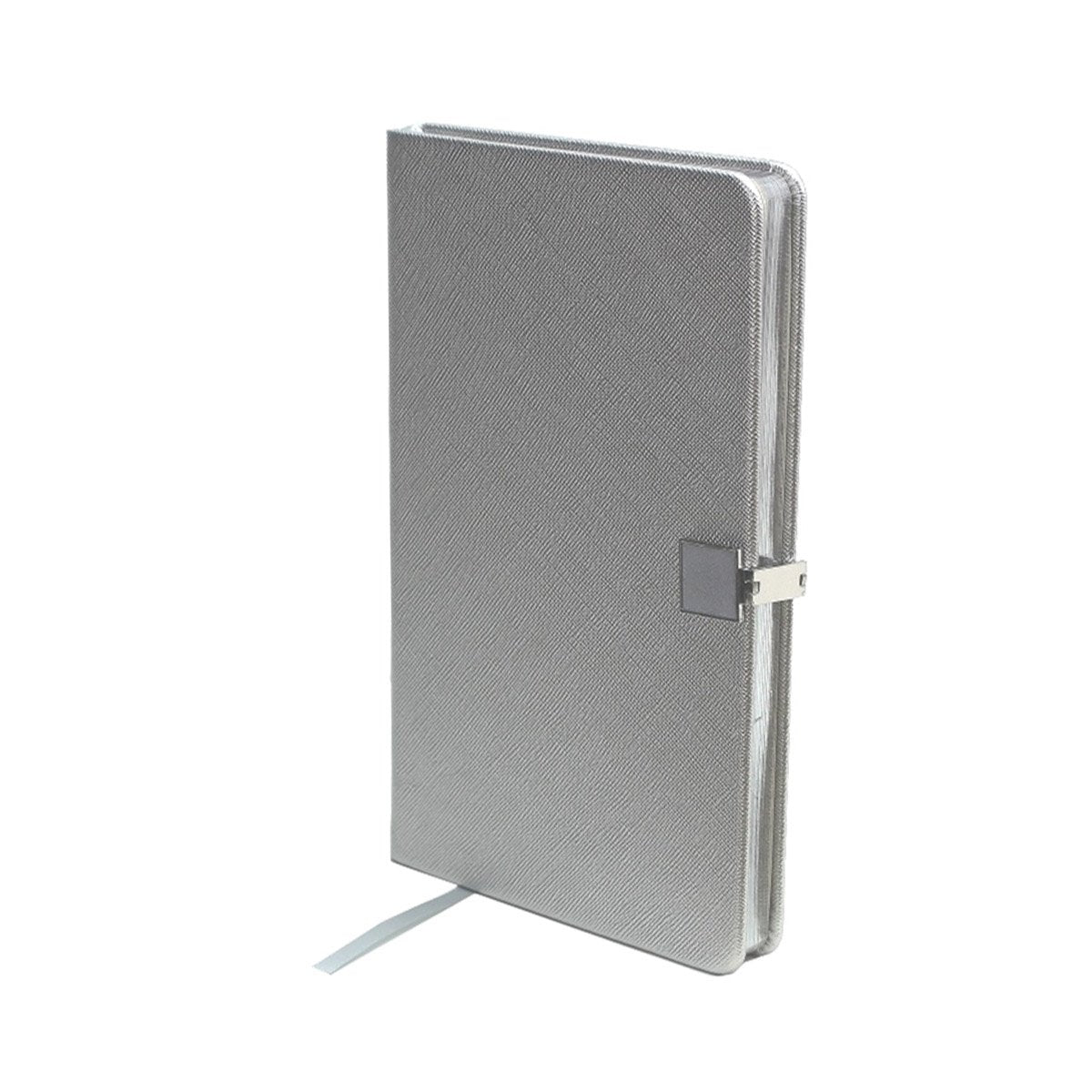 Silver Point Notebook Silver & Silver A5 Notebook – Addison Ross Ltd USA