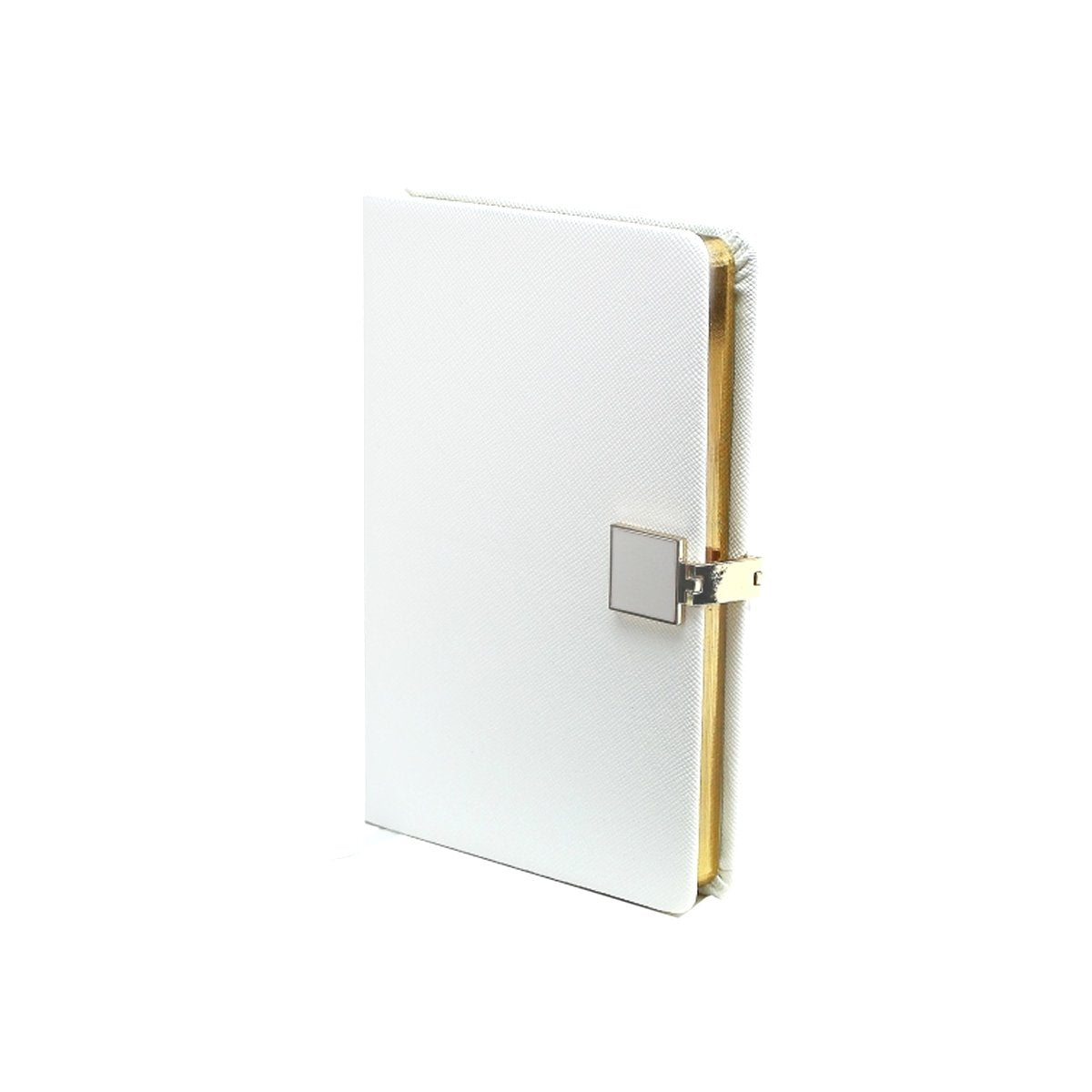 White & Gold A6 Notebook