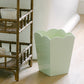 Scallop Bin Mint Green