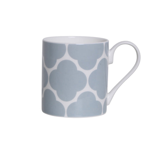 Denim Flowers Fine China Mug