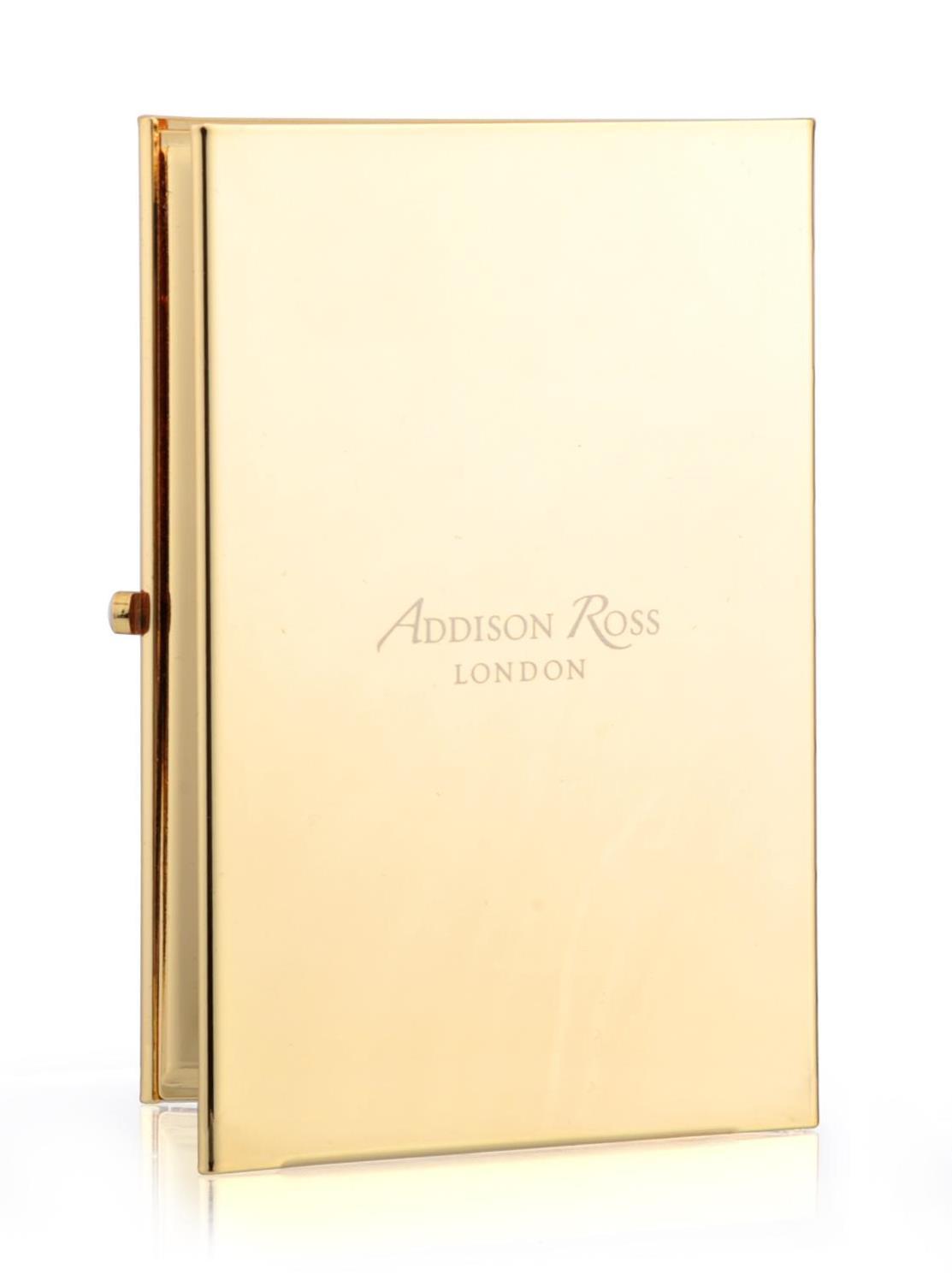 White & Gold Travel Frame - Enamel Frame - Addison Ross