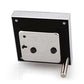 Grey Shagreen Square Alarm Clock - Clock - Addison Ross