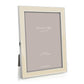 5x7 in. Silver Trim, Vanilla Enamel Picture Frame