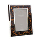 Windsor Faux Tortoiseshell & Silver Photo Frame