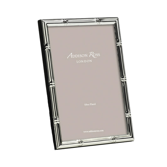 Bamboo Silver Plated Picture Frame