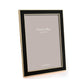 Gold Trim Black Enamel Picture Frame