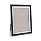 Wide Enamel Picture Frame: Black & White