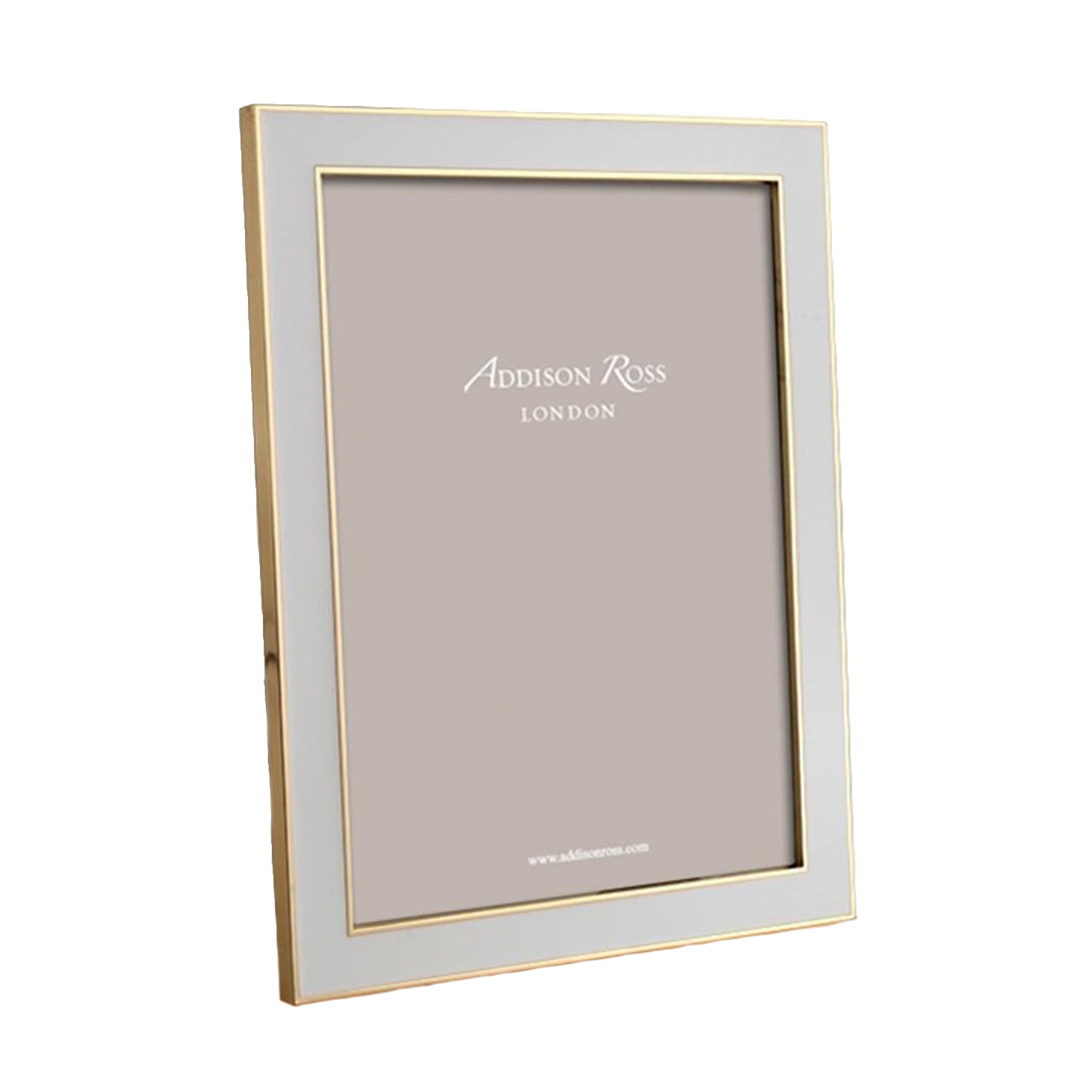 Gold Trim Chiffon Enamel Picture Frame