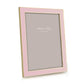 Gold Trim Pastel Pink Enamel Picture Frame