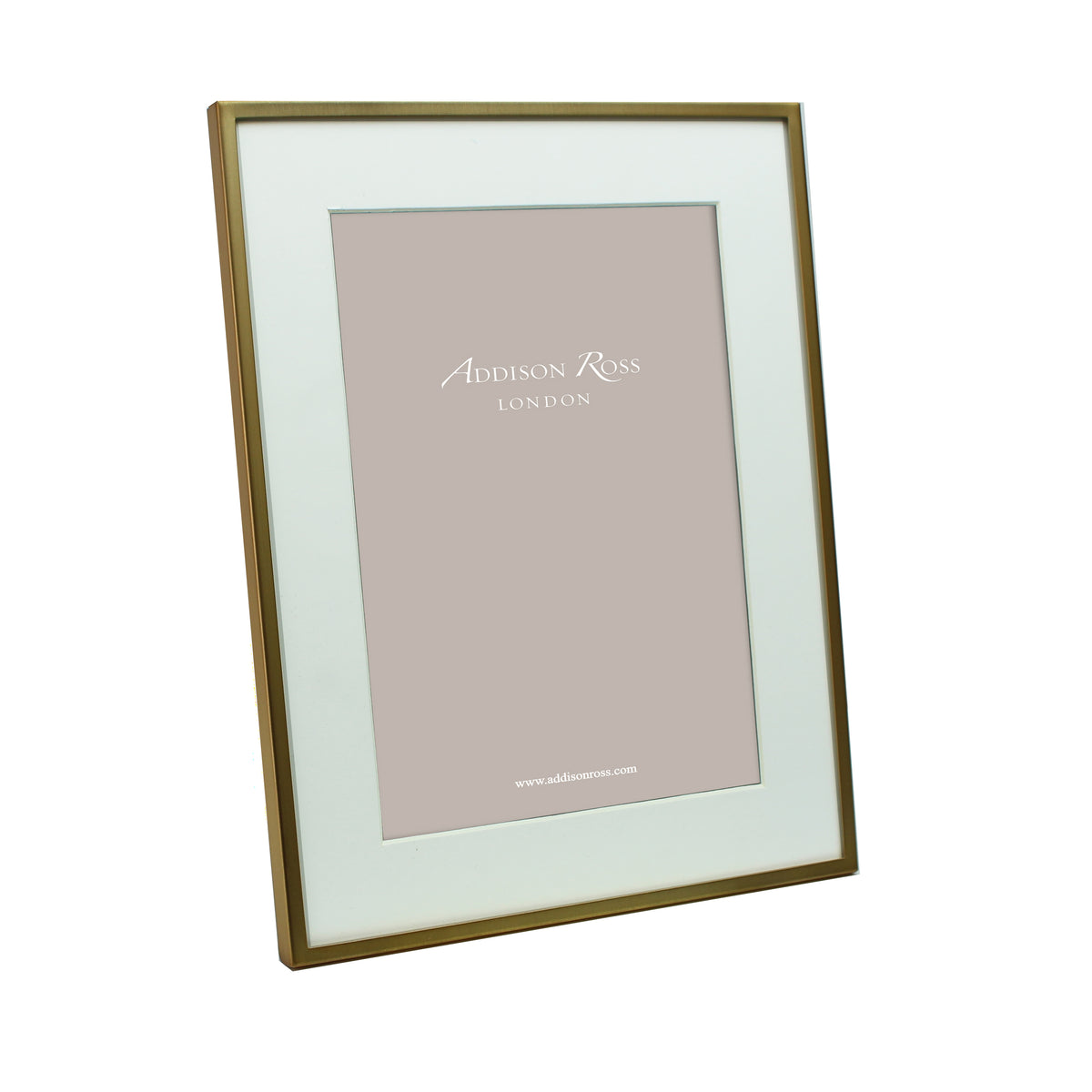 Photo Frame Matte Alpha Matte Gold Photo Frame with Mount