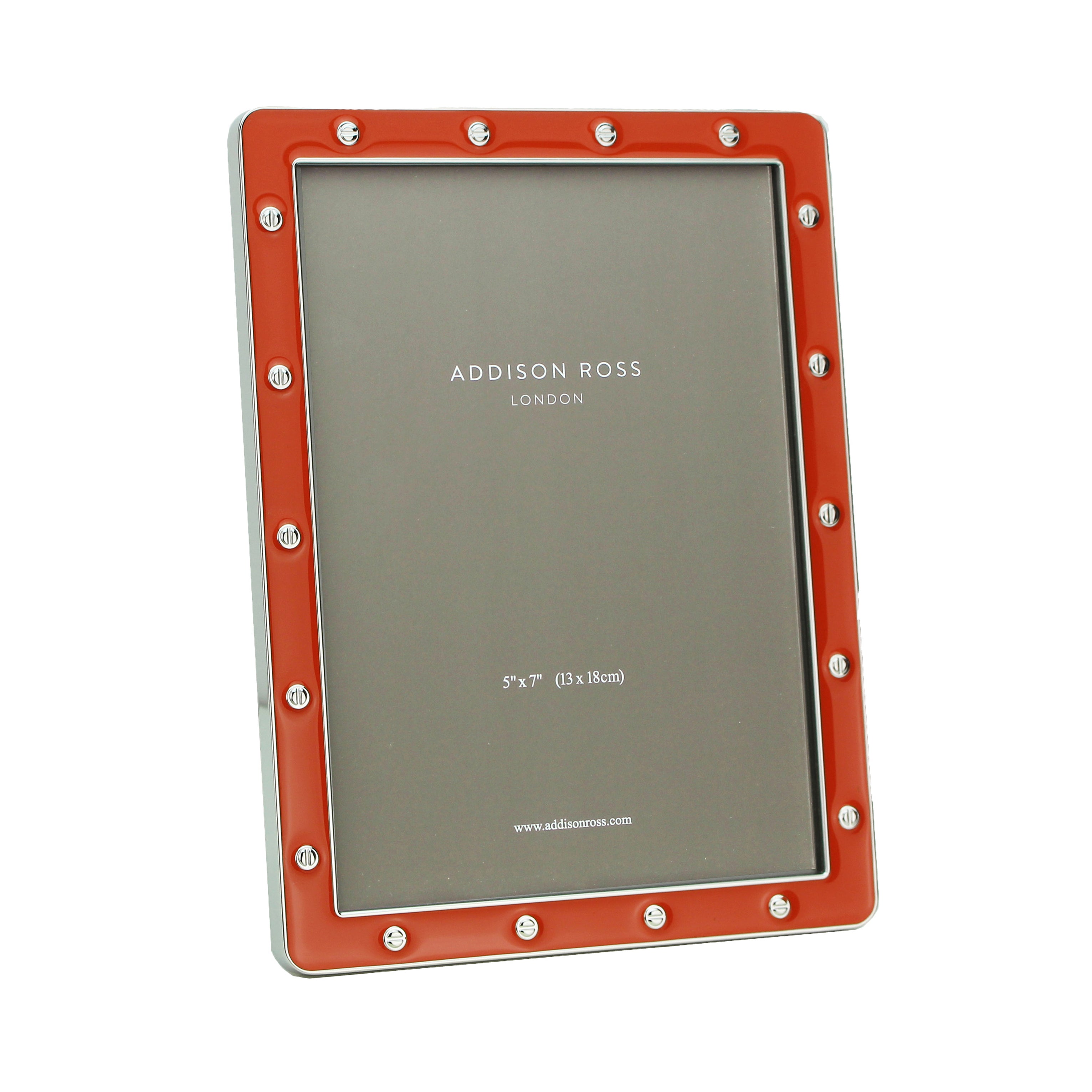 Orange Enamel & Silver Locket Frame – Addison Ross Ltd USA