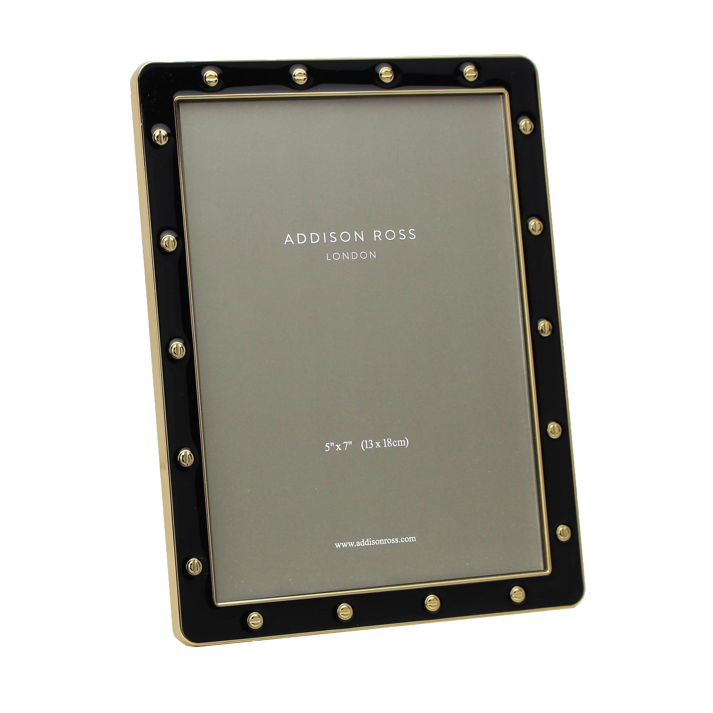 Black Enamel & Gold Locket Frame – Addison Ross Ltd USA