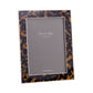 Faux Tortoiseshell & Silver Photo Frame