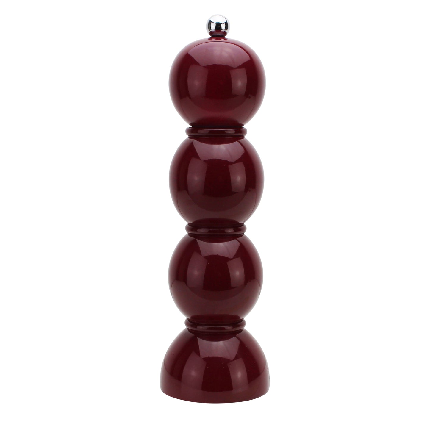 Deep Cherry Red Bobbin Salt or Pepper Mill