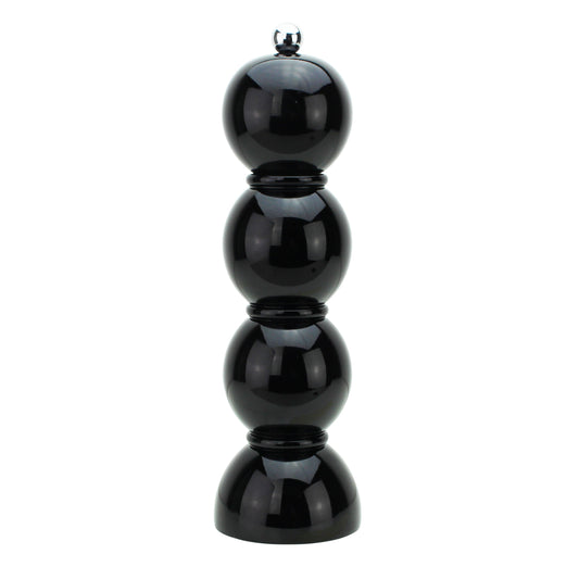 Black  Bobbin Salt or Pepper Mill