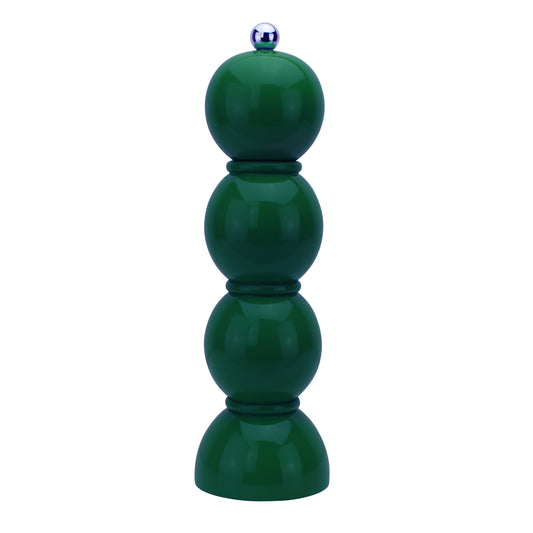 Racing Green Bobbin Salt or Pepper Mill