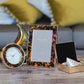 Faux Tortoiseshell & Gold Photo Frame