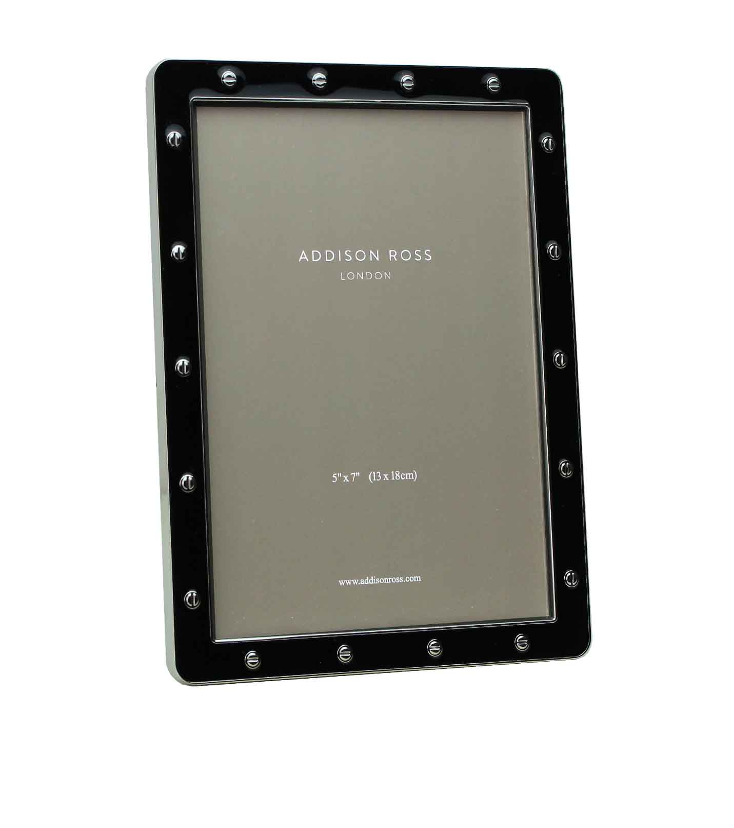 Black Enamel & Silver Locket Frame – Addison Ross Ltd USA