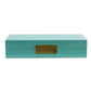 Turquoise Jewelry Box with Gold