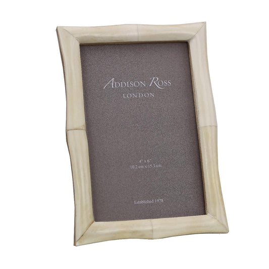 White Bone 4 x 6 Photo Frame - Exotic Frames - Addison Ross