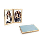 Powder Blue & Gold Travel Frame