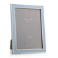 5x7 in. Silver Trim, Powder Blue Enamel Picture Frame