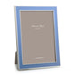 5x7 in. Silver Trim, Periwinkle Blue Enamel Picture Frame - Addison Ross