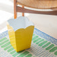 Scalloped Lacquer Bin – Yellow & White - Addison Ross Ltd UK